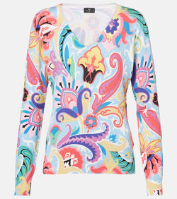 Etro Paisley silk-blend sweater