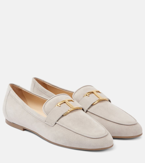 Tod's T Timeless suede loafers