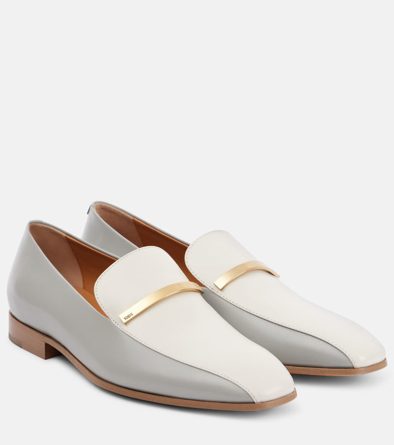 Tod\'s Paneled leather loafers