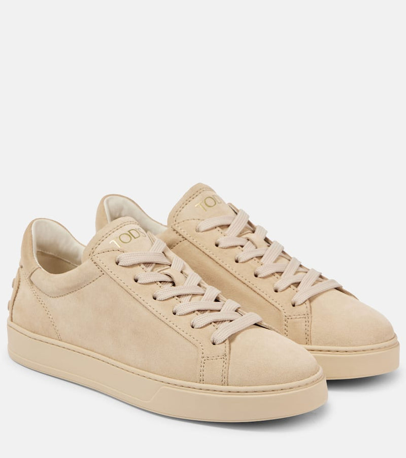 Tod'S Suede Sneakers Beige
