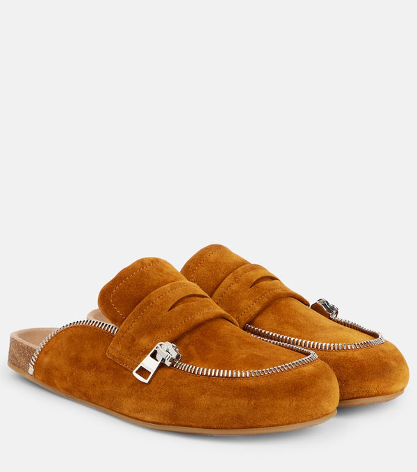 JW Anderson Biker suede mules