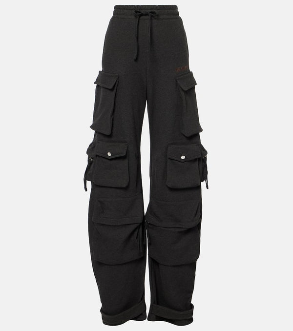 The Attico Cotton fleece cargo pants