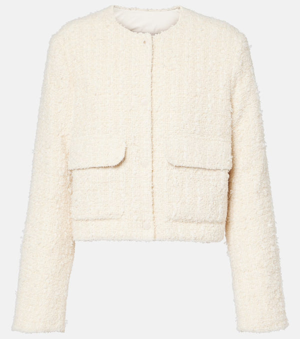 Moncler Dauphin tweed down jacket