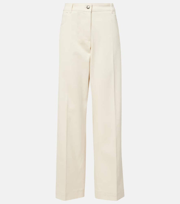 Moncler Cotton gabardine straight pants