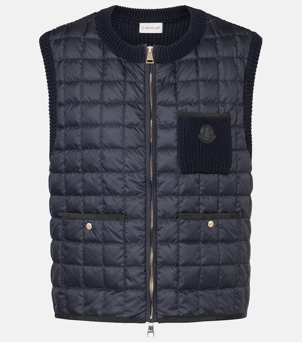 Moncler Cotton-blend sweater vest