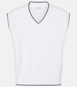 Brunello Cucinelli Cotton sweater vest