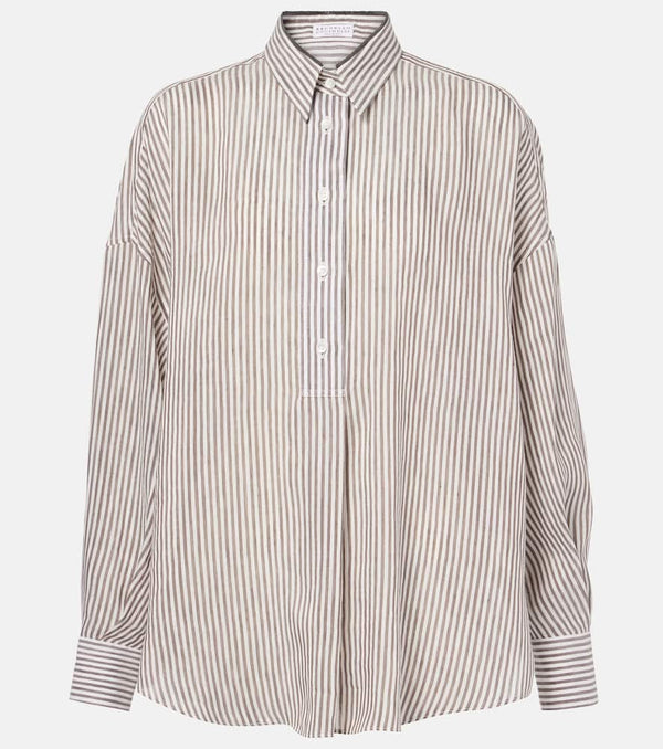 Brunello Cucinelli Linen and silk shirt