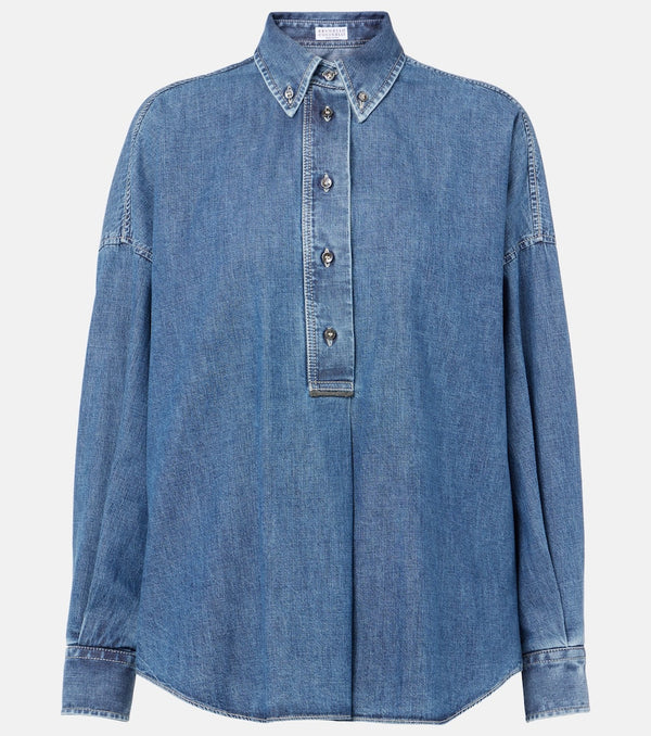 Brunello Cucinelli Denim blouse