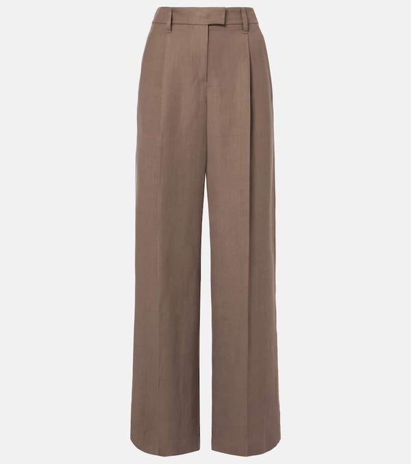 Brunello Cucinelli High-rise wide-leg pants