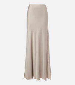 Brunello Cucinelli Satin cady maxi skirt