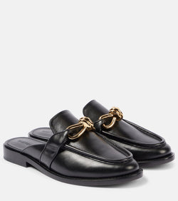 Bottega Veneta Astaire Knot leather mules