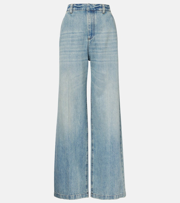 Brunello Cucinelli Low Slung Monili wide-leg jeans