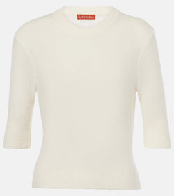 Altuzarra Ty wool and alpaca-blend top