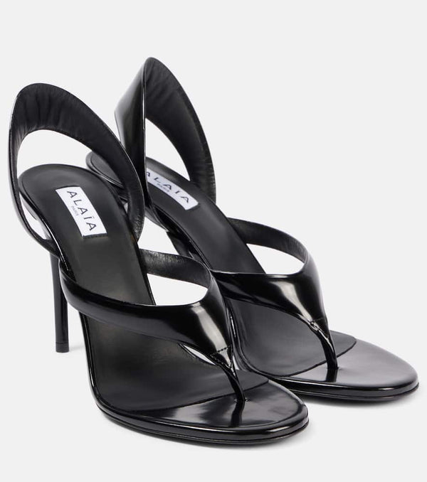 Alaïa Infradito 90 leather thong sandals