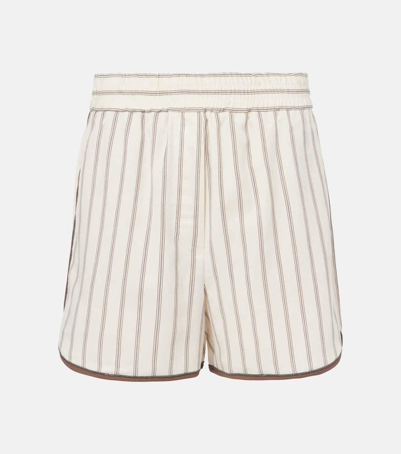 Brunello Cucinelli High-rise Bermuda shorts