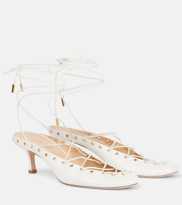 Chloé Ghillies leather pumps