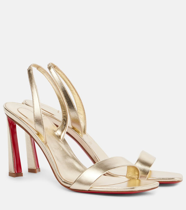 Christian Louboutin O Condora 85 patent leather sandals