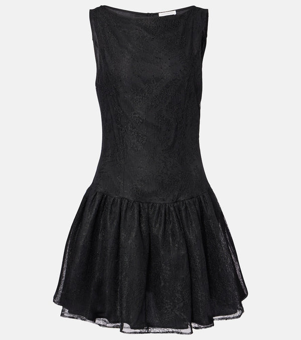 Nina Ricci Bow-detail lace minidress