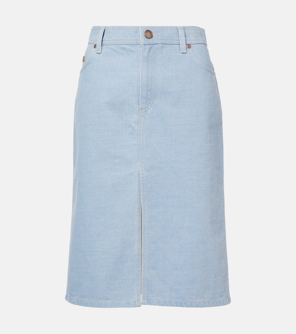 Tod's Cotton midi skirt