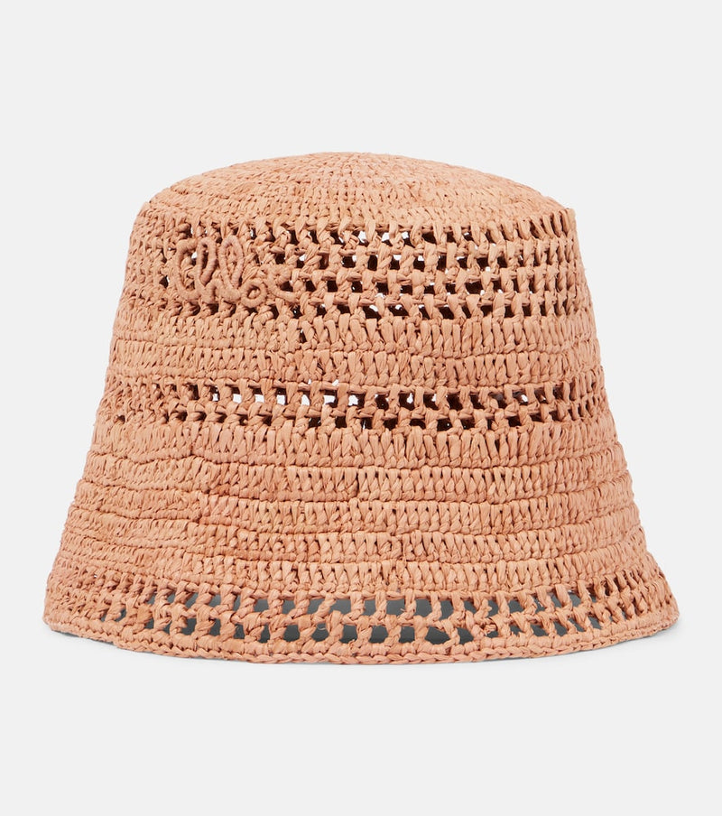 Chloe Sunset raffia bucket hat