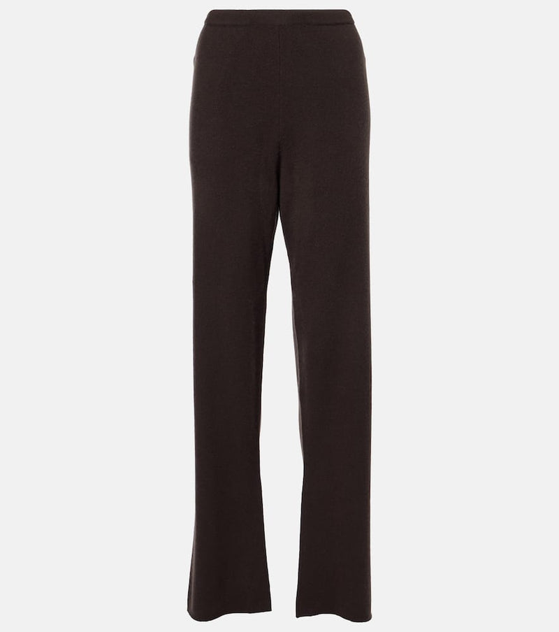 Extreme Cashmere N°320 Rush cashmere-blend straight pants