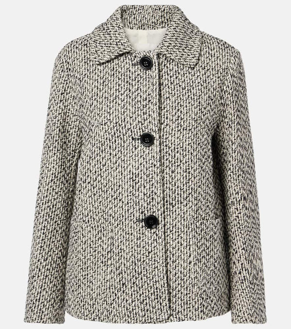 S Max Mara Wool and cotton-blend jacket