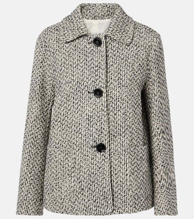 S Max Mara Wool and cotton-blend jacket