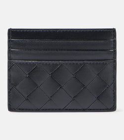 Bottega Veneta Intrecciato leather card holder