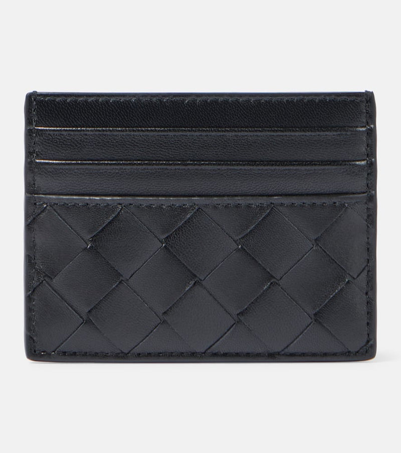 Bottega Veneta Intrecciato leather card holder