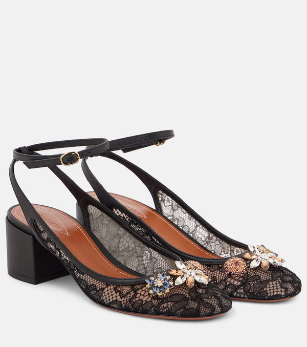 Zimmermann Pixie 50 leather Mary Jane pumps