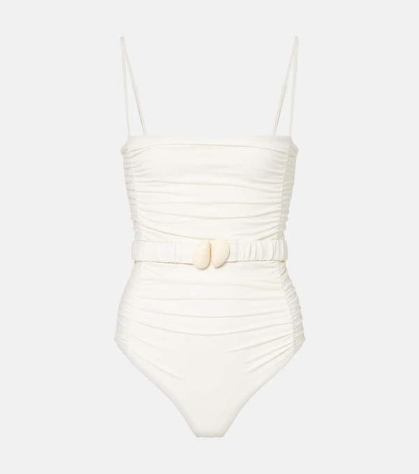 Johanna Ortiz Whispering Tides belted swimsuit