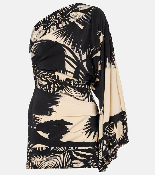 Johanna Ortiz Forest printed silk minidress