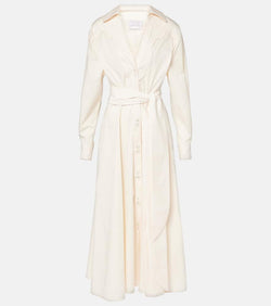 Johanna Ortiz Vela De Cruz cotton-blend poplin wrap dress