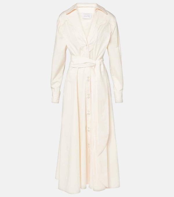 Johanna Ortiz Vela De Cruz cotton-blend poplin wrap dress