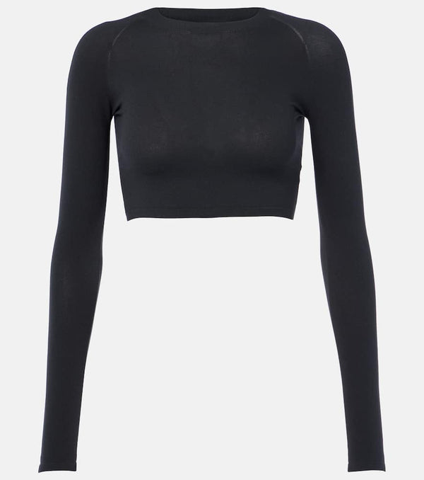 Alaïa Jersey crop top