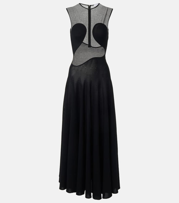 Alaïa Paneled maxi dress