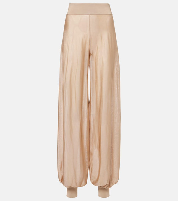 Alaïa Knitted wide-leg pants