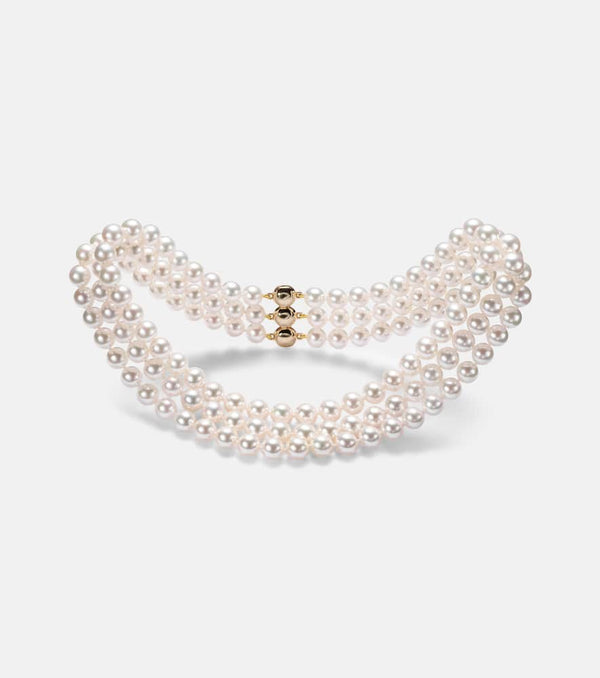 Bucherer Fine Jewellery Grace 18kt gold necklace with pearls