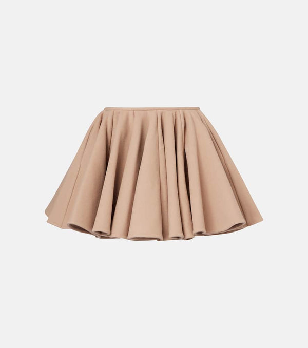 Alaïa Wool and cashmere miniskirt