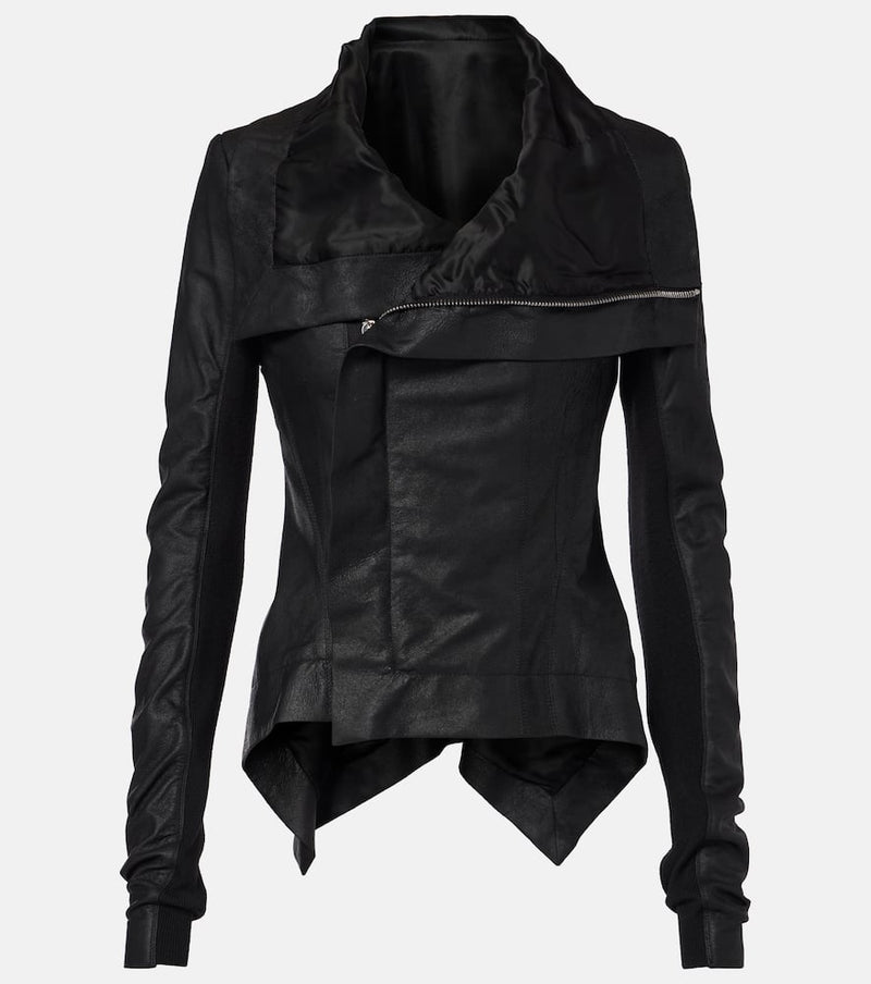 Rick Owens Naska leather biker jacket
