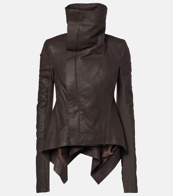 Rick Owens Naska leather biker jacket