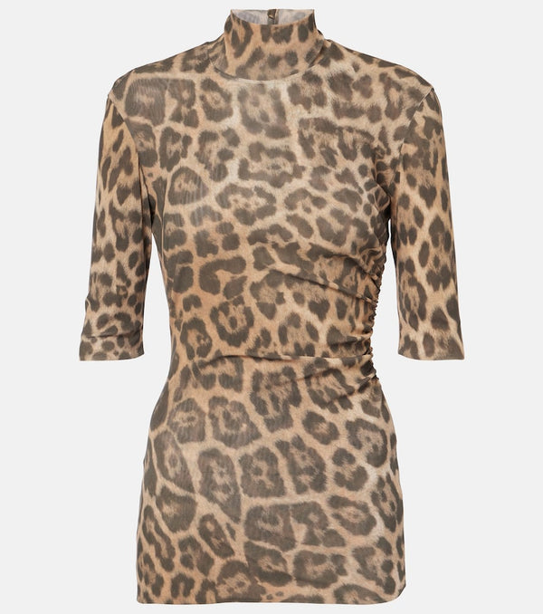 Stella McCartney Leopard-print top