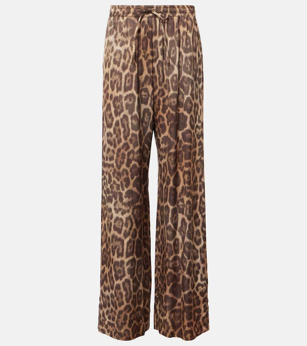 Stella McCartney Leopard-print pajama pants