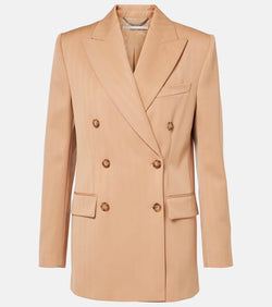 Stella McCartney Striped double-breasted wool blazer