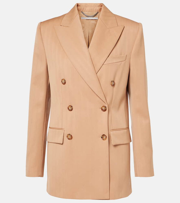 Stella McCartney Striped double-breasted wool blazer