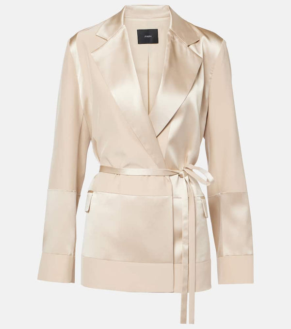 Joseph Amelia silk satin jacket