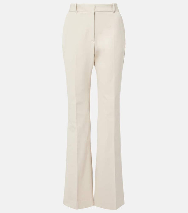 Joseph Tafira mid-rise gabardine flared pants