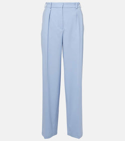 Joseph Bucklel wool crêpe wide-leg pants