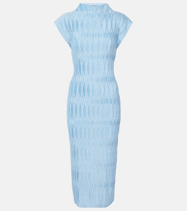 Veronica Beard Gramercy plissé midi dress