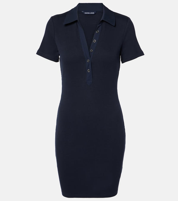 Veronica Beard Bailey cotton-blend polo dress